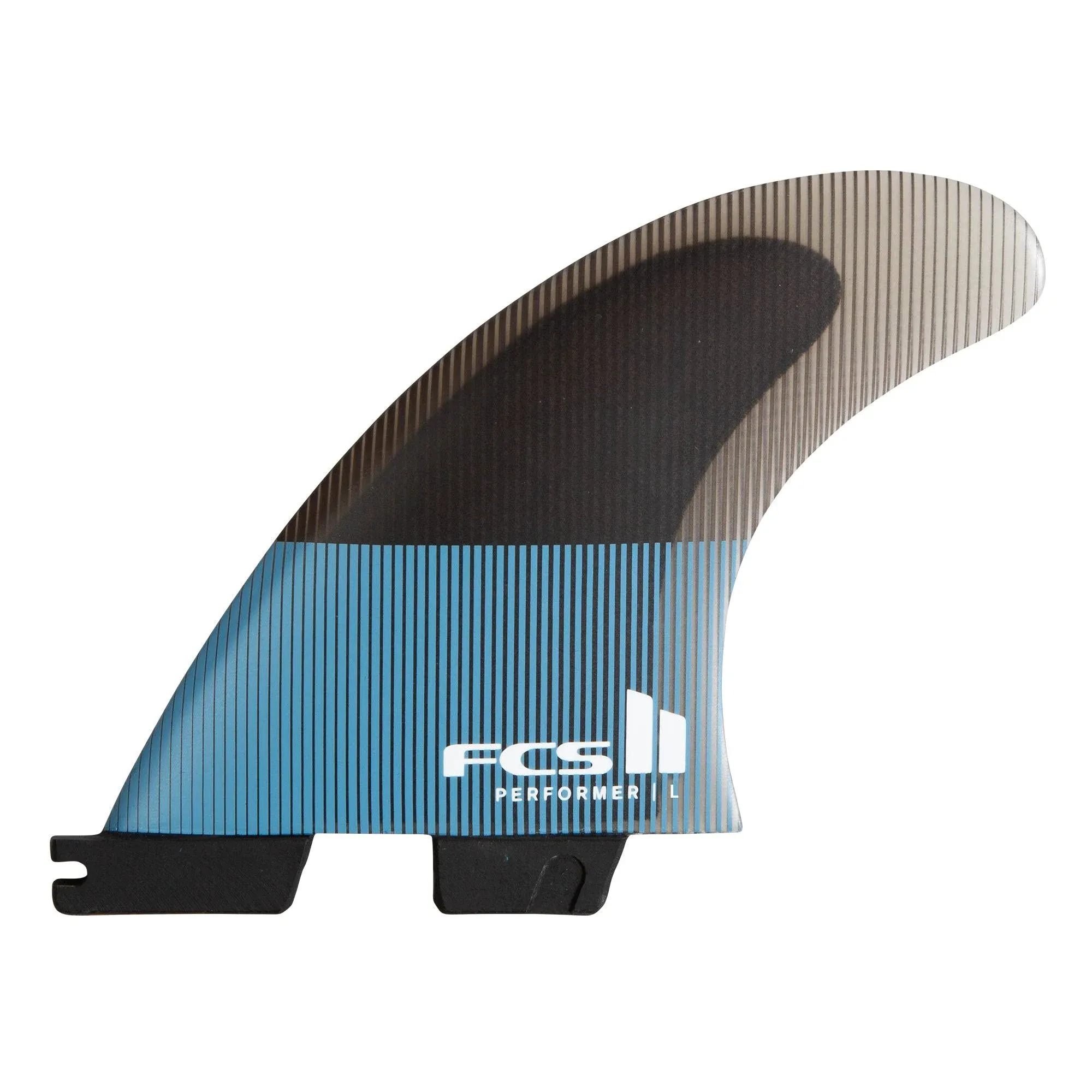 FCS II Performer PC Large Tranquil Blue Tri Fins