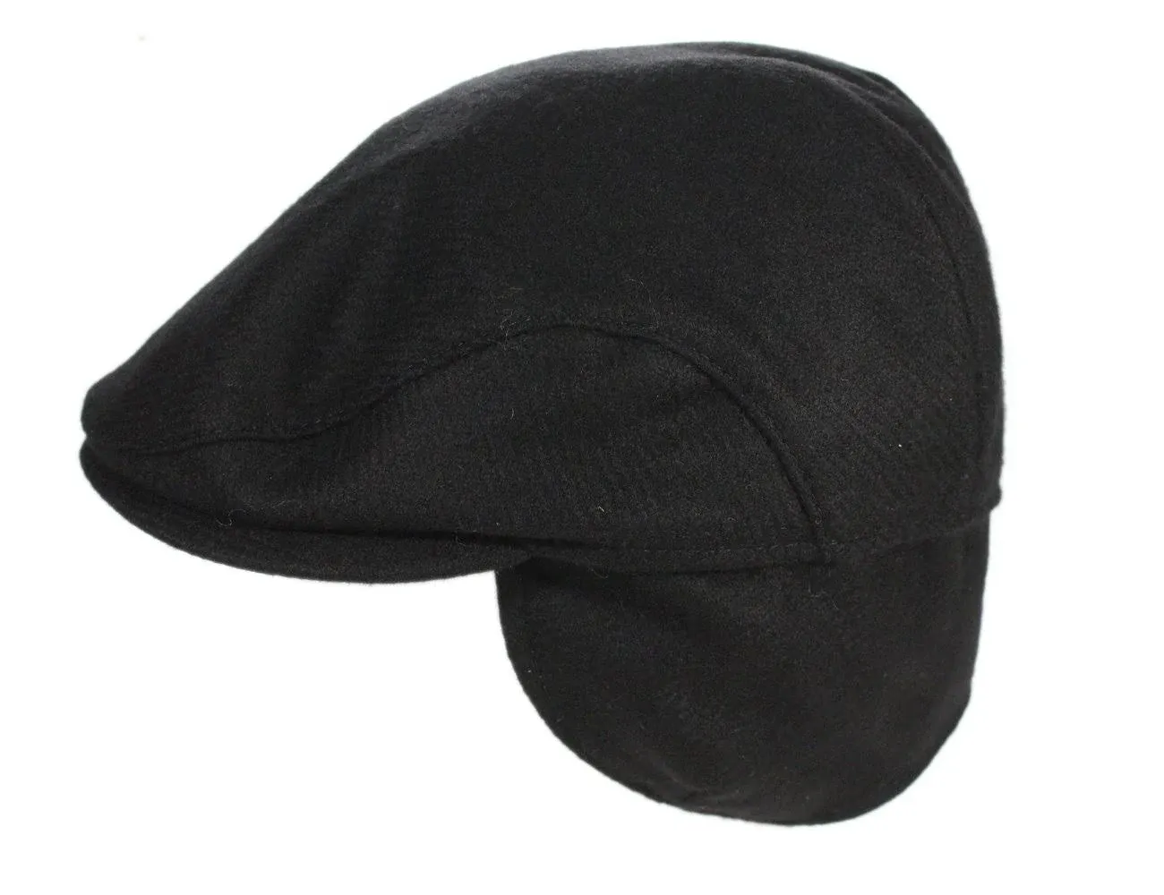 Biddy Murphy Irish Newsboy Flat Cap for Men, Tuck-Away Ear Flaps Slim Fit 100% Wool, Imported