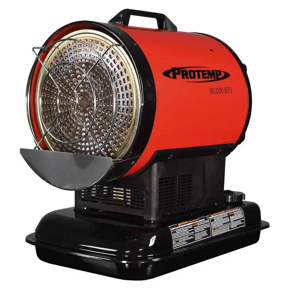 Kerosene & Diesel Radiant Heater, 80,000-BTU