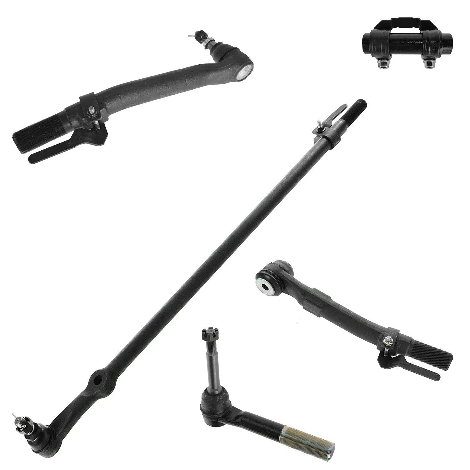 Tie Rod Kit Set of 5 Front Inner & Outer for 05-07 Ford F250 F350 Super Duty 4WD