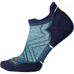 Smartwool Women's Run Targeted Cushion Low Ankle Socks-TWILIGHT Blue-M