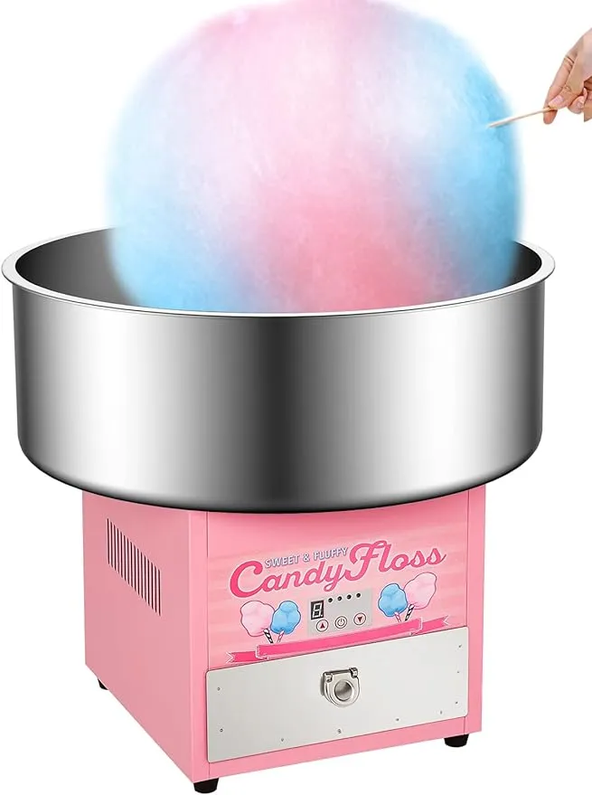 RIEDHOFF Electric Cotton Candy Machine: Sweet Delights in 20 Flavors