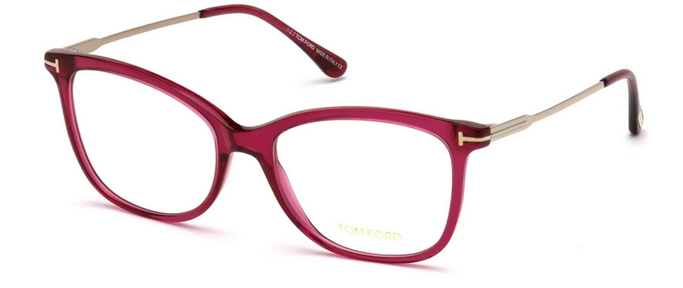 Tom Ford FT5510 081 Shiny Violet Eyeglasses