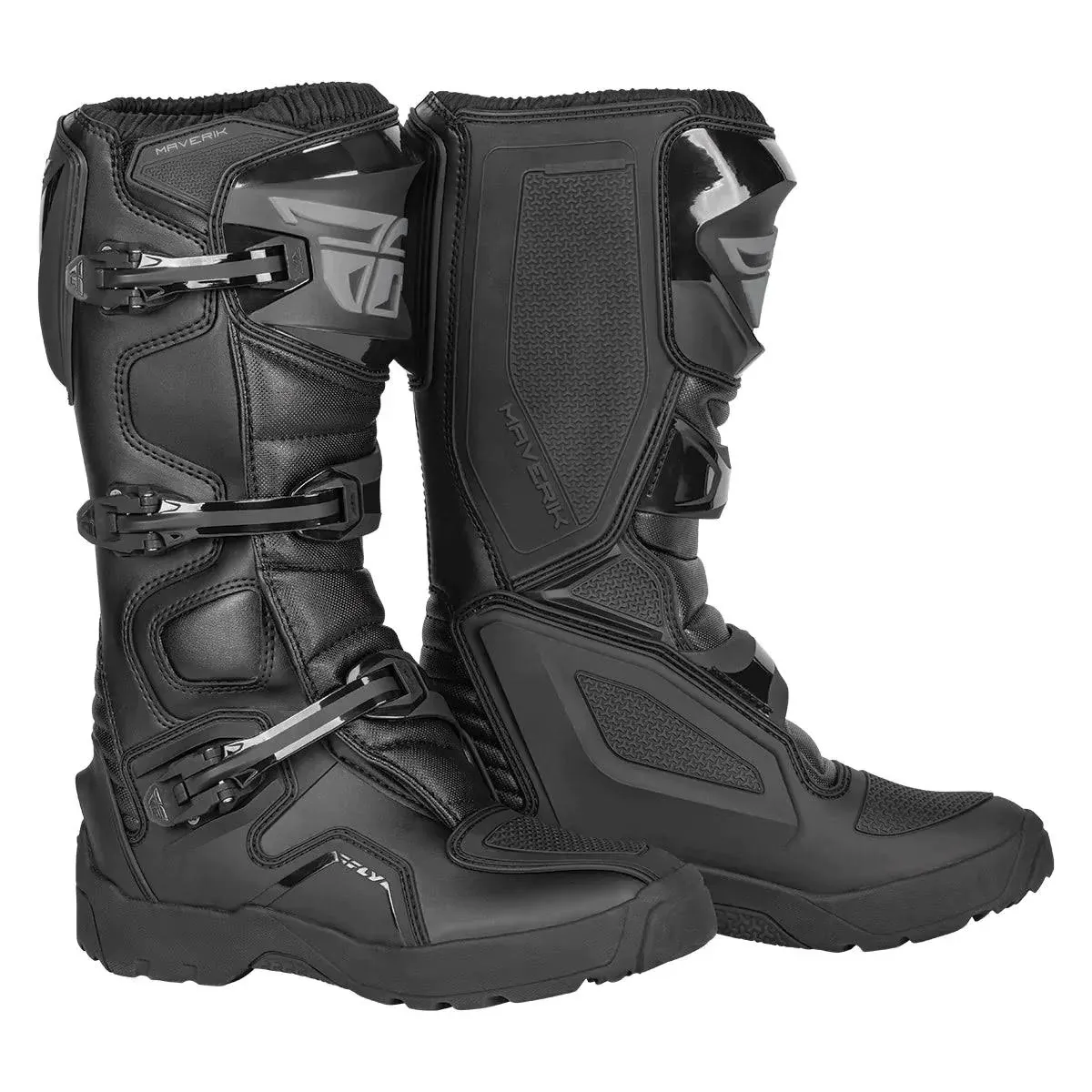 Fly Racing Maverik Enduro Boots (10, Black)