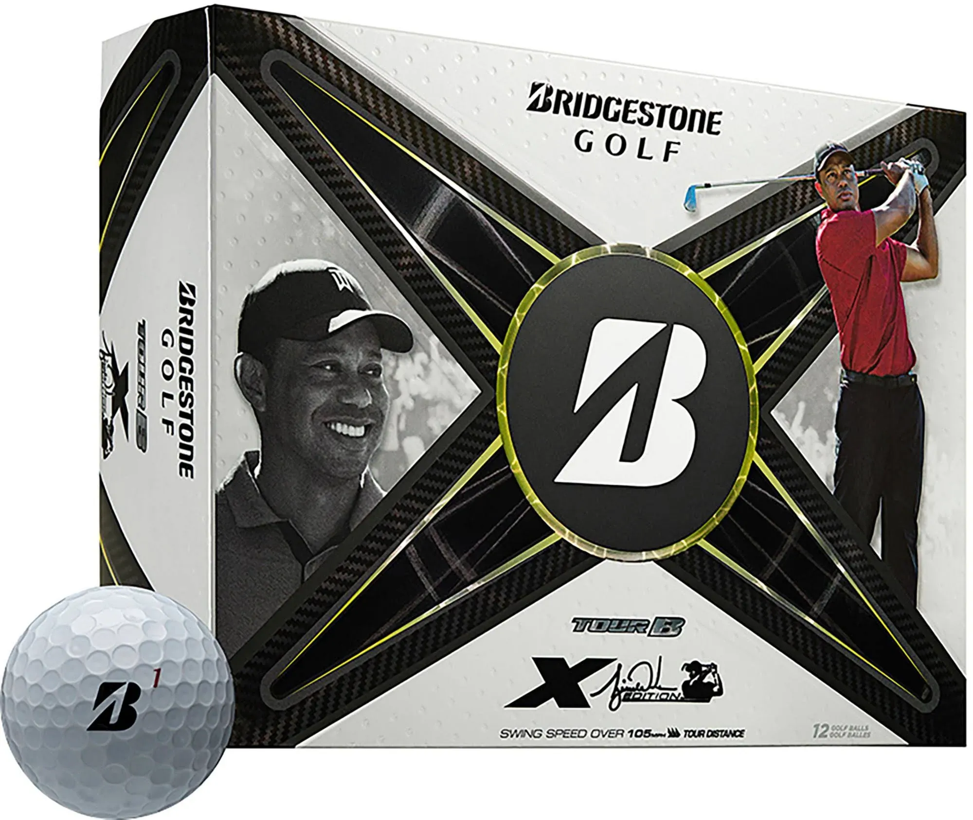 Bridgestone Tour B x Golf Balls - Tiger Woods Edition - 2024