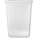 Karat Deli Containers, 16 oz, Clear, Case of 500 Containers