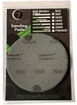 TruCut Sanding Pads | 3 pack | 500 1000 2000 grit | 5&#034; Diameter | Sanding Pad...