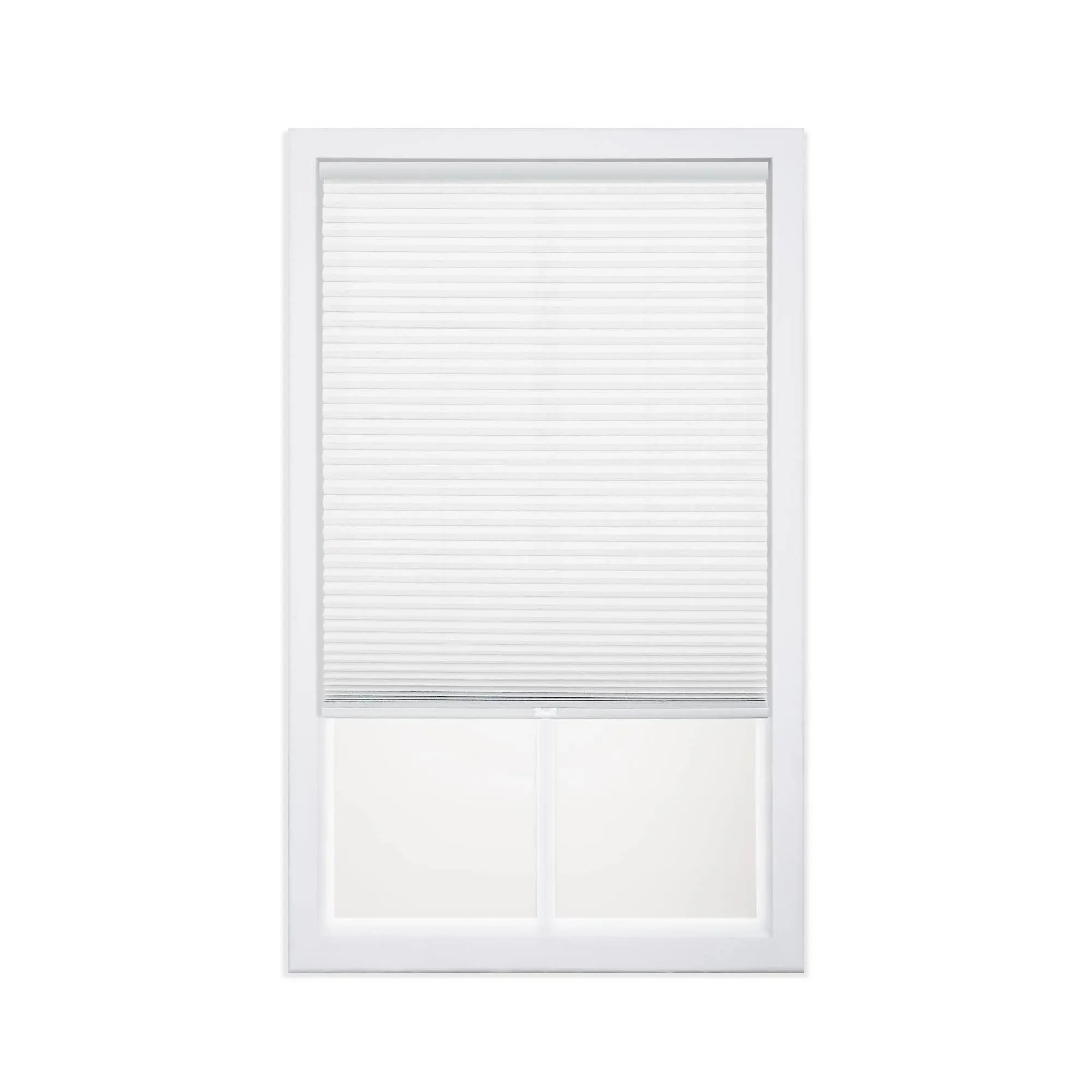 Dez Furnishings QCWT260720 Cordless Light Filtering Cellular Shade, 26"W x 72"H, White