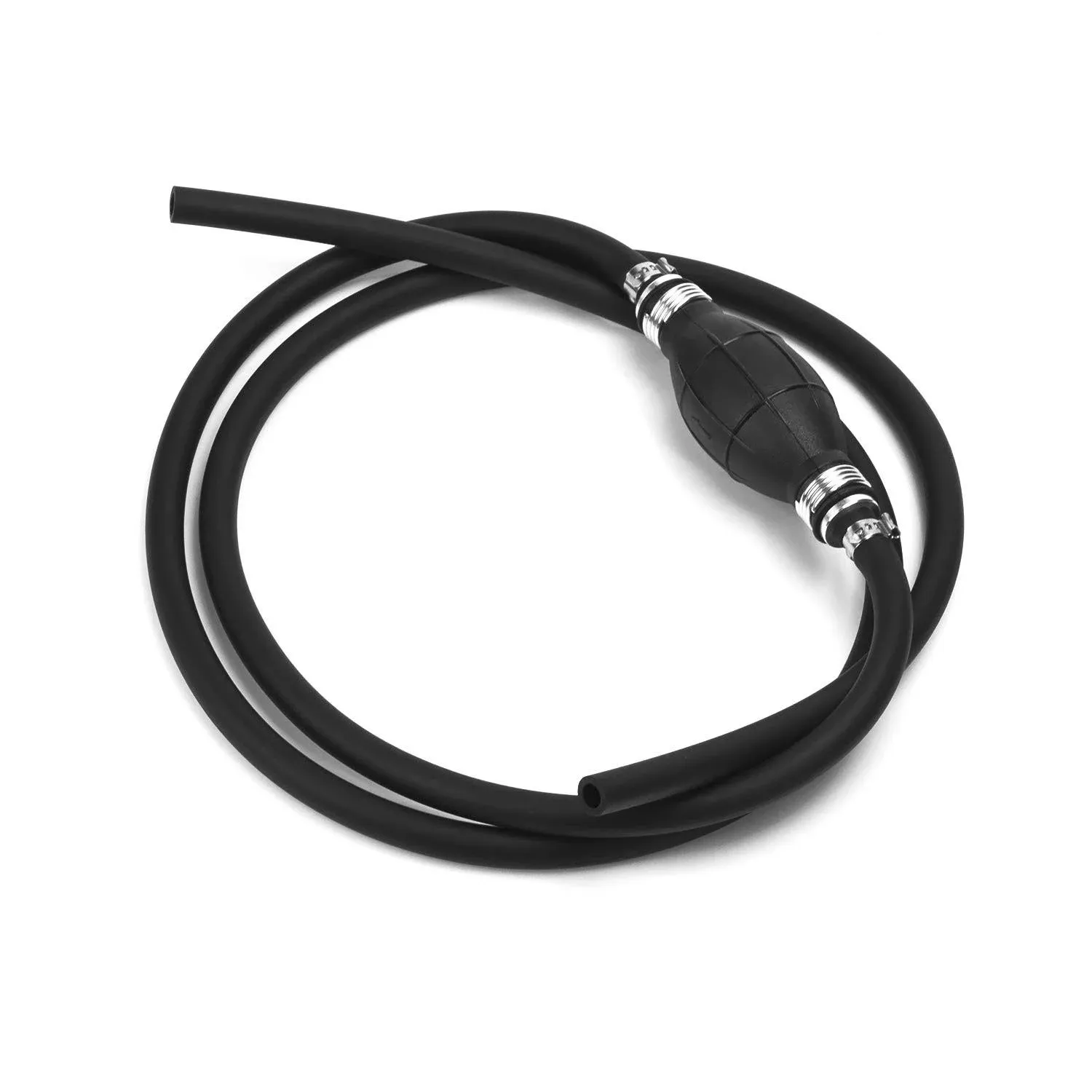 Fuel Line Assembly, 5/16" Marine Outboard Boat Tank Hose Fuel Hose Line Assembly with Primer Bulb 6FT