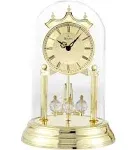 Bulova B8818 Tristan I Clock, Brass Finish