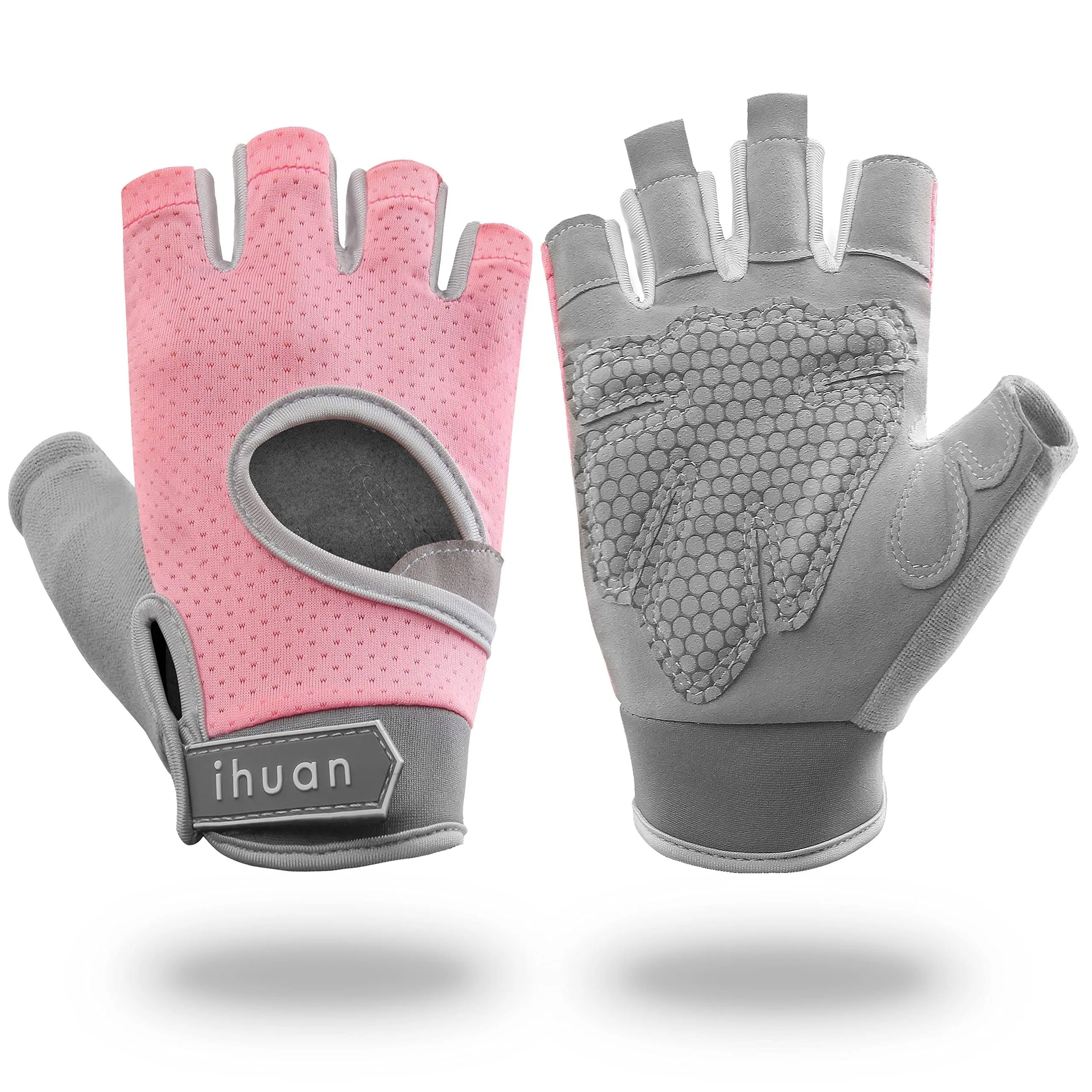 ihuan New Breathable Workout Gloves for Women & Men - No More Sweaty & Full Palm ...