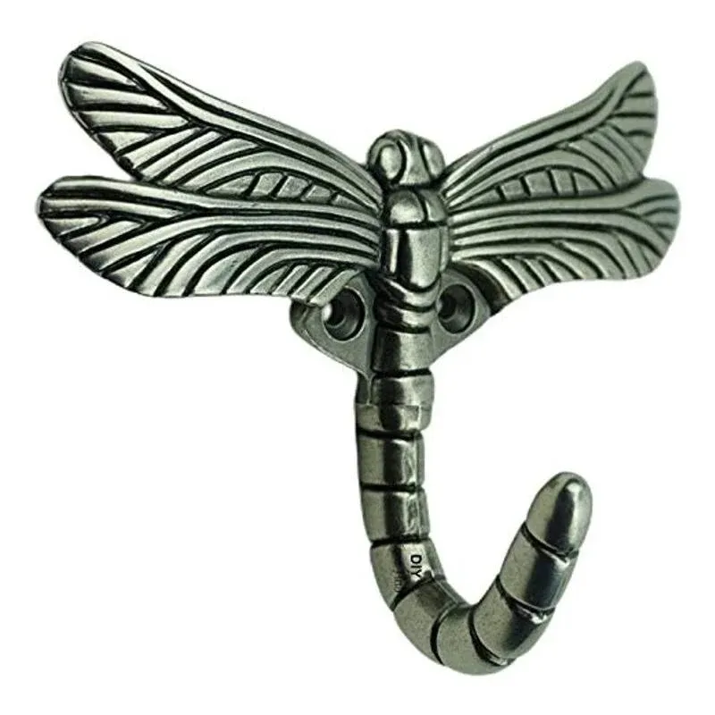 DIY Decor Hub-Set of 6 Dragonfly Hooks