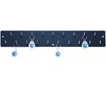 Pyramid Time Systems 43030 20" x 3 3/16" Key Rack with 19 Hooks