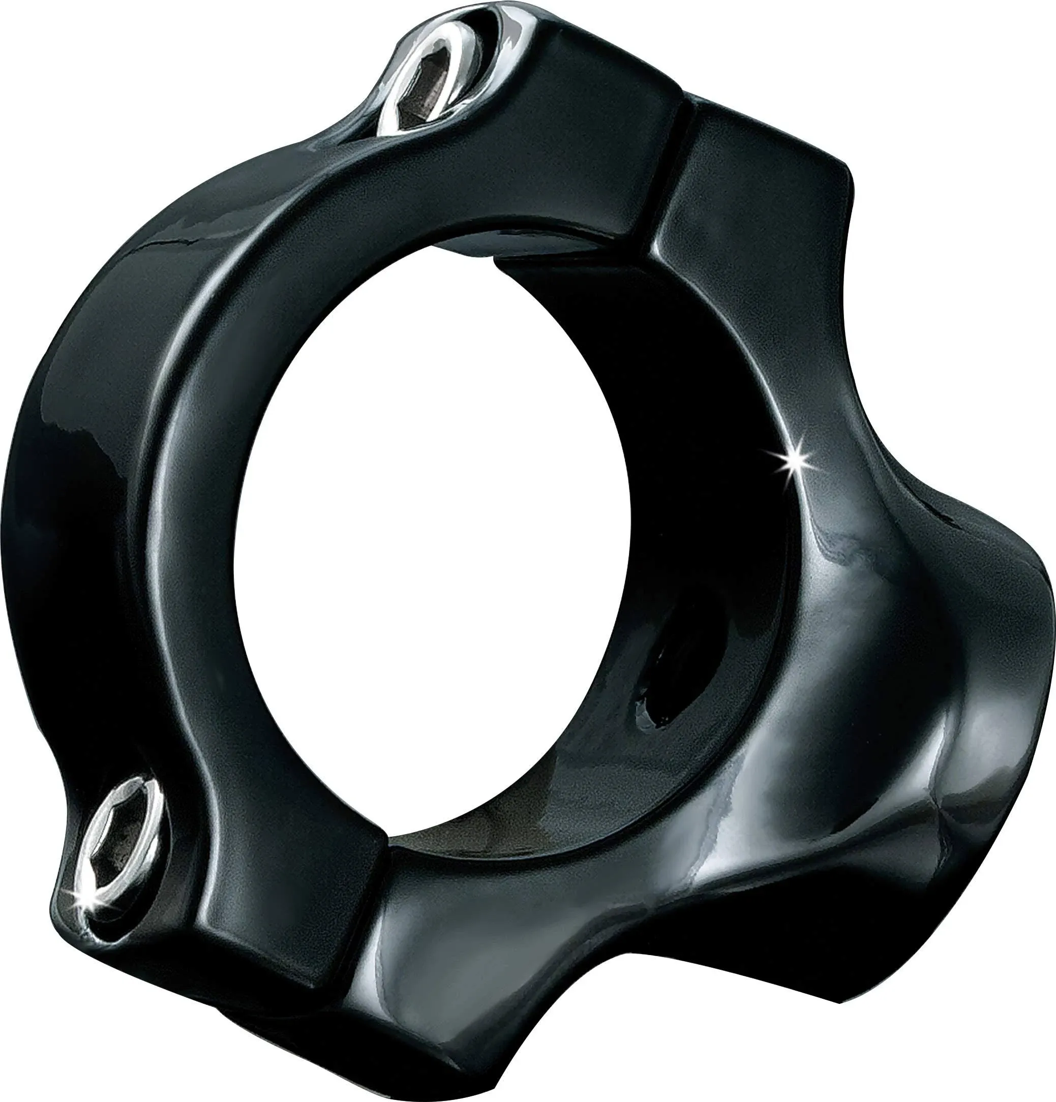 Kuryakyn Black Side Mount License Plate Clamp - 3121