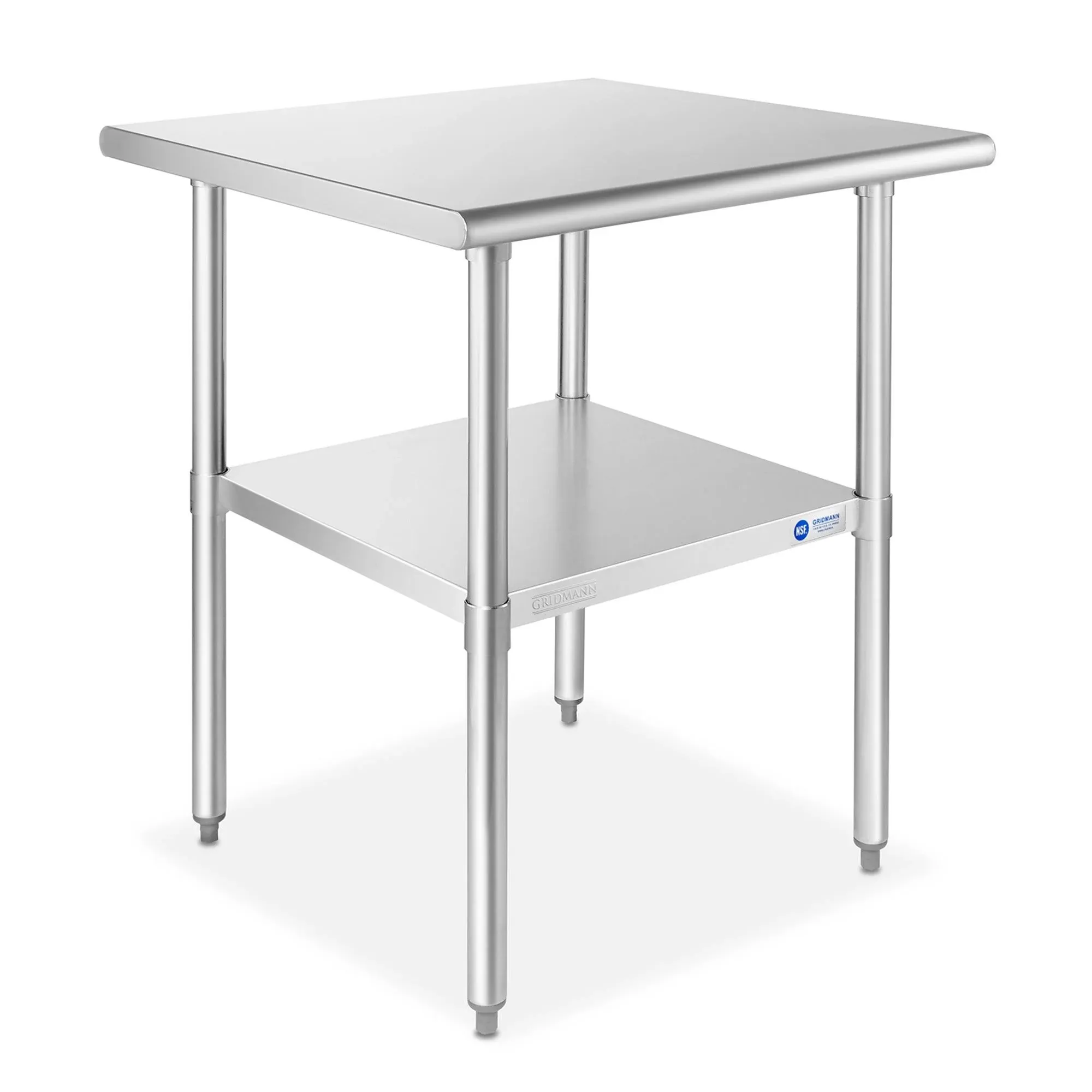 24 x 24 inch NSF Stainless Steel Prep Table