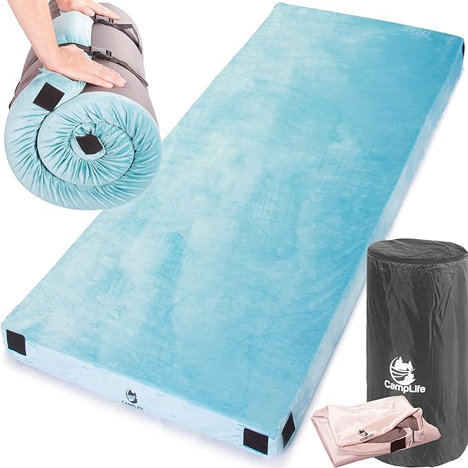 Camplife CertiPUR-US Memory Foam Sleeping Mattress Most Comfortable Camping ...