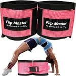 Flip Master Ankle Straps Tumbling Trainer | Gymnastics & Cheerleading Equipment For Back Flip/Tuck & Handspring Form | Adjustable Bands for Girls, Boys & Adults | For Cheer, Dance & Gymnastic Practice