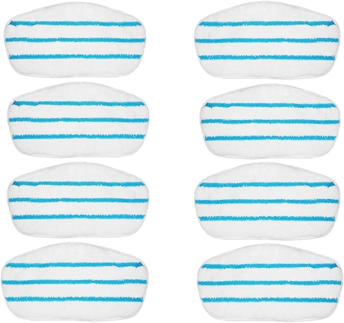 Flintar 8-Pack Replacement Steam Mop Pads, Compatible with PurSteam PureSteam ...