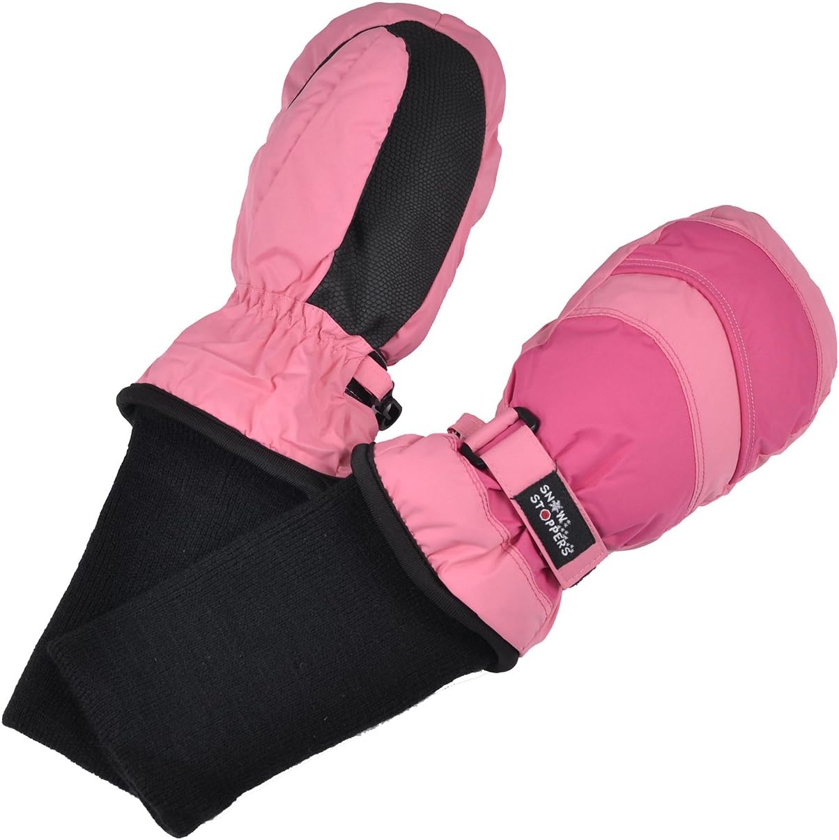 SnowStoppers Kids Waterproof Long Cuff Winter Mittens