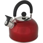 Stainless Steel Stovetop Whistling Tea Kettle w/ Ergonomic Handle