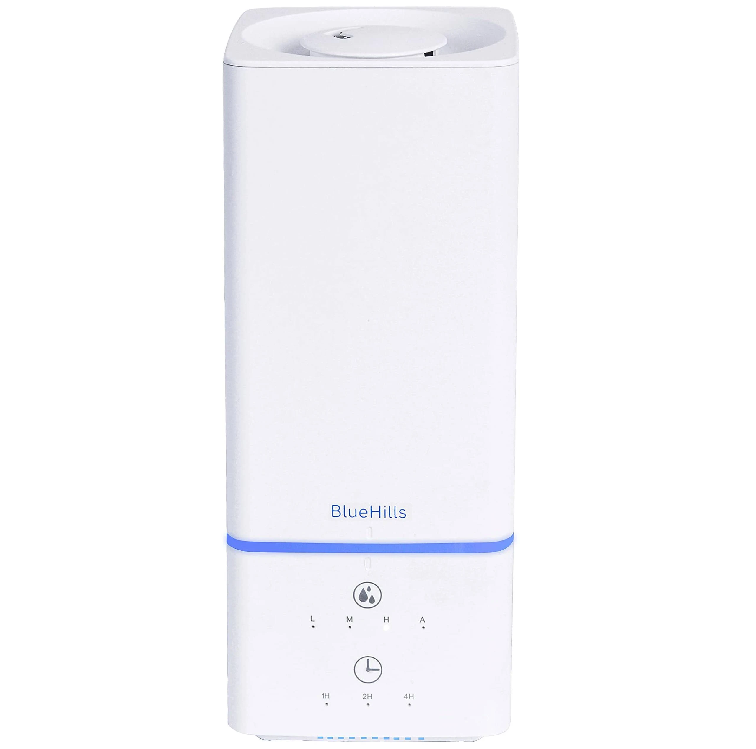 BlueHills 2000 ML Essential Oil Diffuser Humidifier Combo Square White Aroma ...