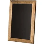 Magnetic Kitchen Chalkboard Sign - 12x16 inch Rustic Framed Hanging Chalk Board