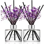 COCODOR Preserved Real Flower Reed Diffuser/Garde<wbr/>n Lavender / 6.7oz(200ml) / 2