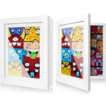 Lavie Home [2-pack] Kids Art Frames, 10x12.5 Kids Artwork Picture Frame White ...