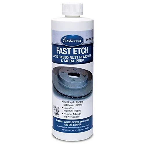 Eastwood Fast 1-Step Etch Rust Remover Painting Powder Coating 16 oz