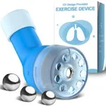 Mucus Clearance Device with 16/18/19MM Stainless Steel Balls, Flutter Valve Clearing Device and Breathing Muscle Exercising Device for Strenthing, GY Design Provided