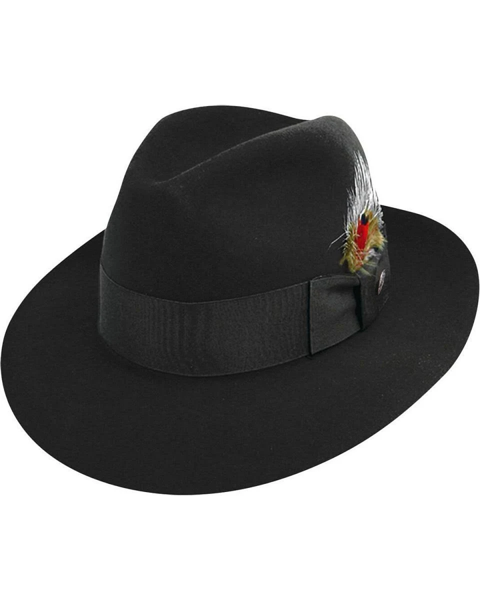 Pinnacle Fedora Beaver Fur Felt Stetson