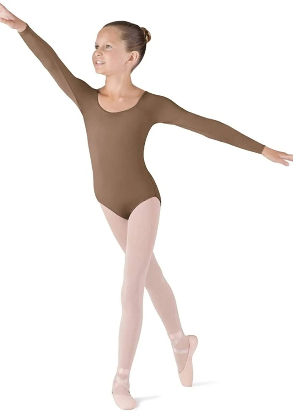 Bloch Girls Dance Meglio Microlux Long Sleeve Leotard