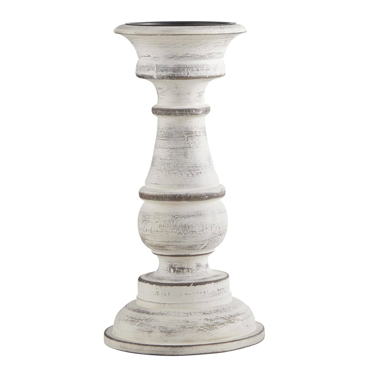 47th Main White Candle Holder - Medium