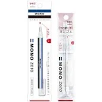 Tombow EH-KUR04 Mono Zero Eraser Round-type Eraser +2pcs Refill JCB-232AZ Japan