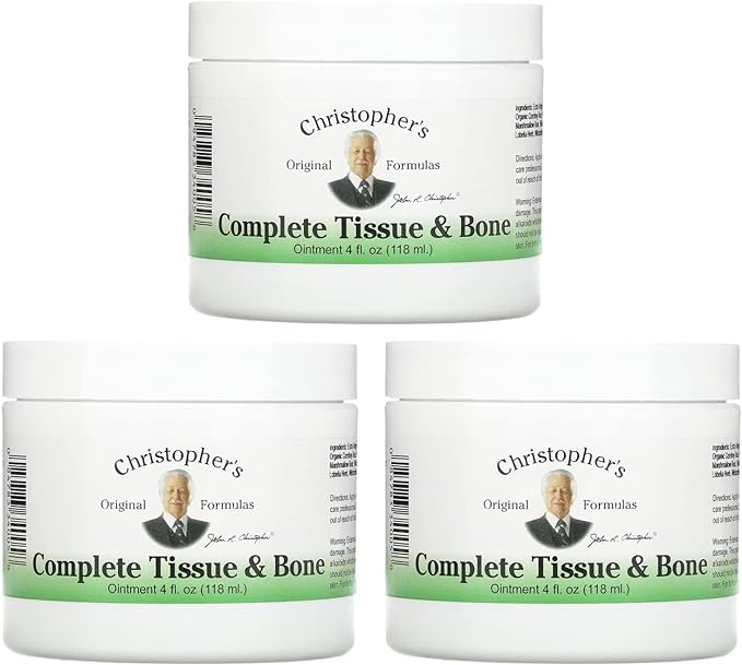 "Dr Christopher's Complete Tissue and Bone Ointment 4 oz. - 3 Pack"