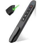 Air Mouse Green Light Presentation Remote Control USB Rechargeable Presentation