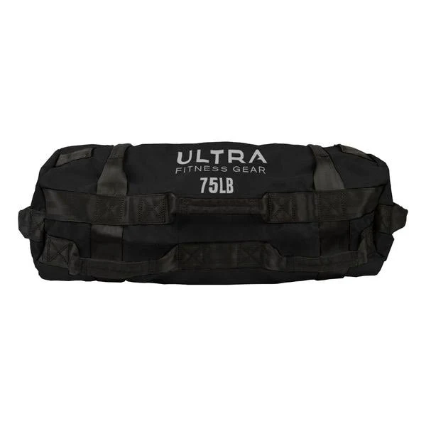 Ultra Fitness Gear, Heavy Duty Workout Sandbag Medium (75 lbs) Black