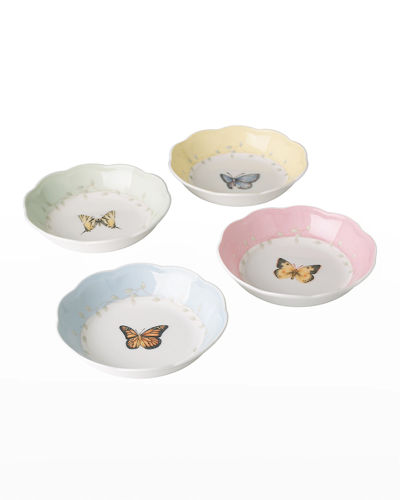 Butterfly Meadow Dessert Fruit Dishes, Set of 4