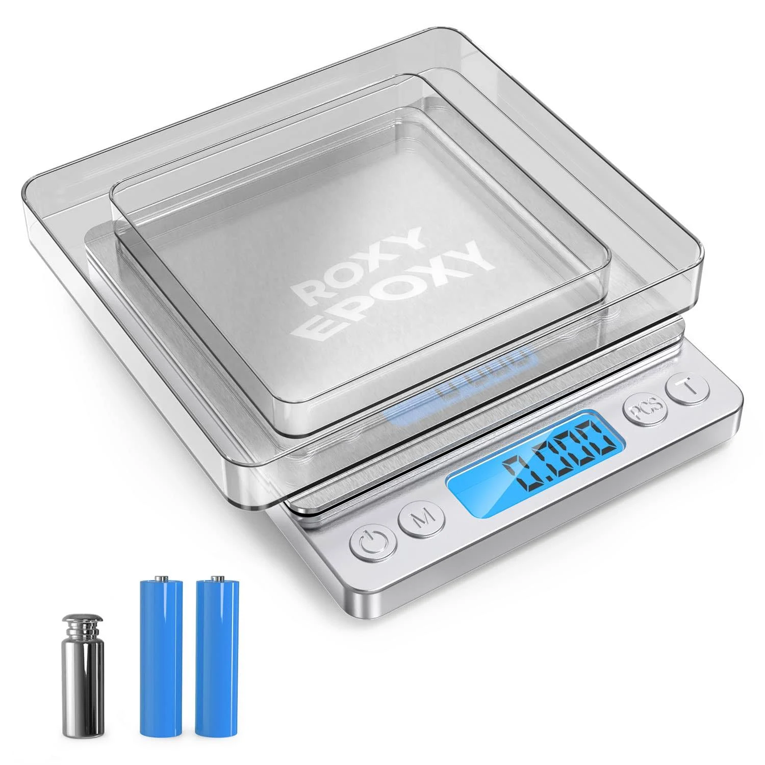 Digital Mini Gram Weighing Scale With Backlit Lcd Display Portable Pocket Sized 