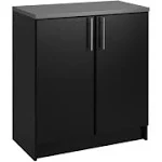 Prepac Office Storage Counter Top Metal Melamine Versatile Base Cabinet Black