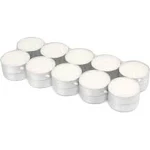 Stonebriar 20 Pack Unscented Mega Oversized Tea Light Candles with 9 Hour Extended Burn Time