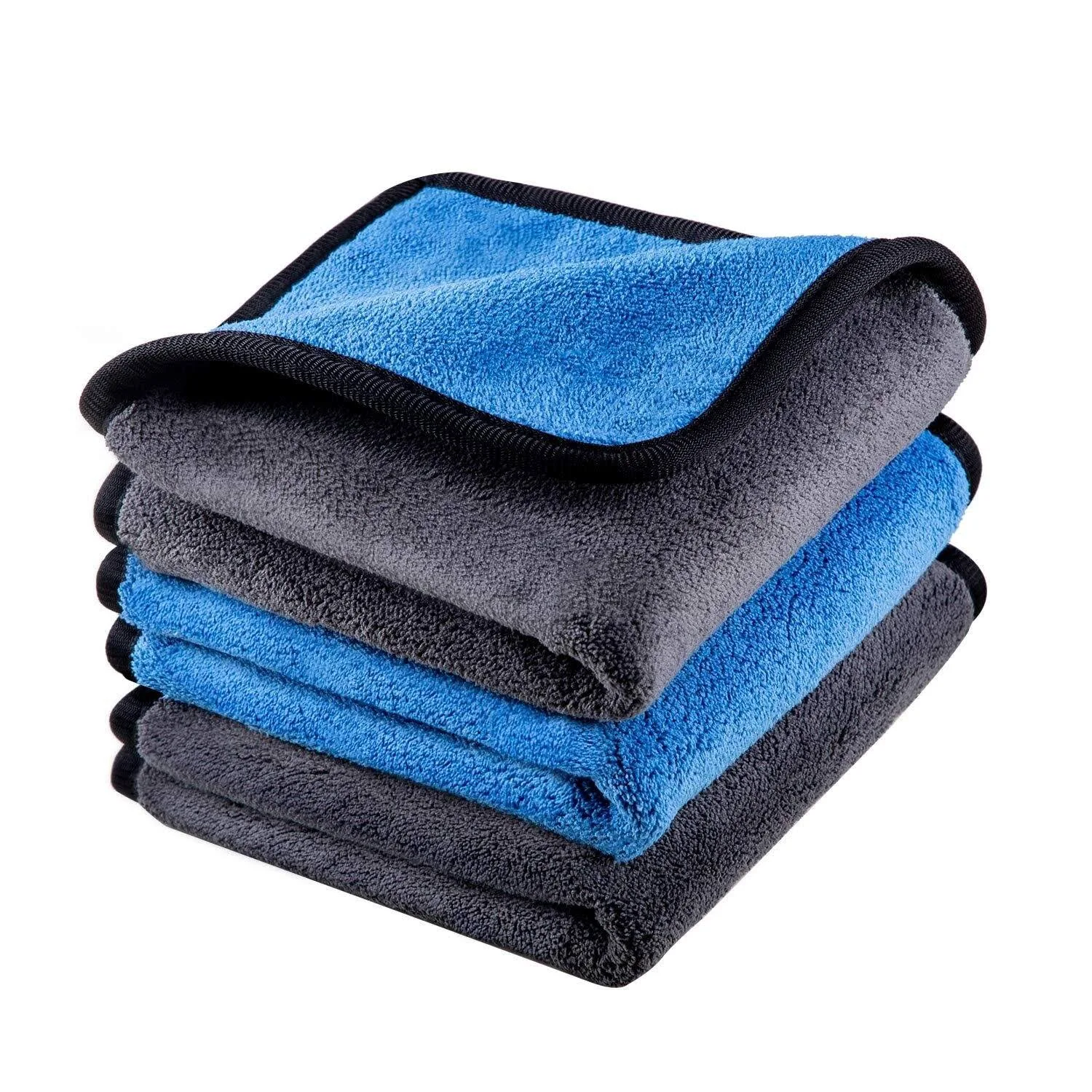 Microfiber Towels for Cars 3 Pieces 500 GSM polishing Cleaning Home, car and - x