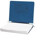 ACCO Pressboard Hanging Data Binder, 8.5 x 11 Unburst Sheets, Dark Blue (54123)