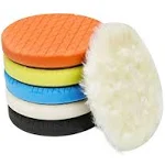 5&#034; Buffing Polishing Pads 6Pcs 5.6inch 140mm Face for 5 Inch Backing Plate Co...