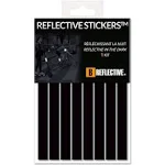 B REFLECTIVE - Set of 8 Retro Reflective Stickers for Scooters, Bikes, Motorcycles,... - Multi Support Strips - High Visibility - 3M Technology™ - Maximum Grip