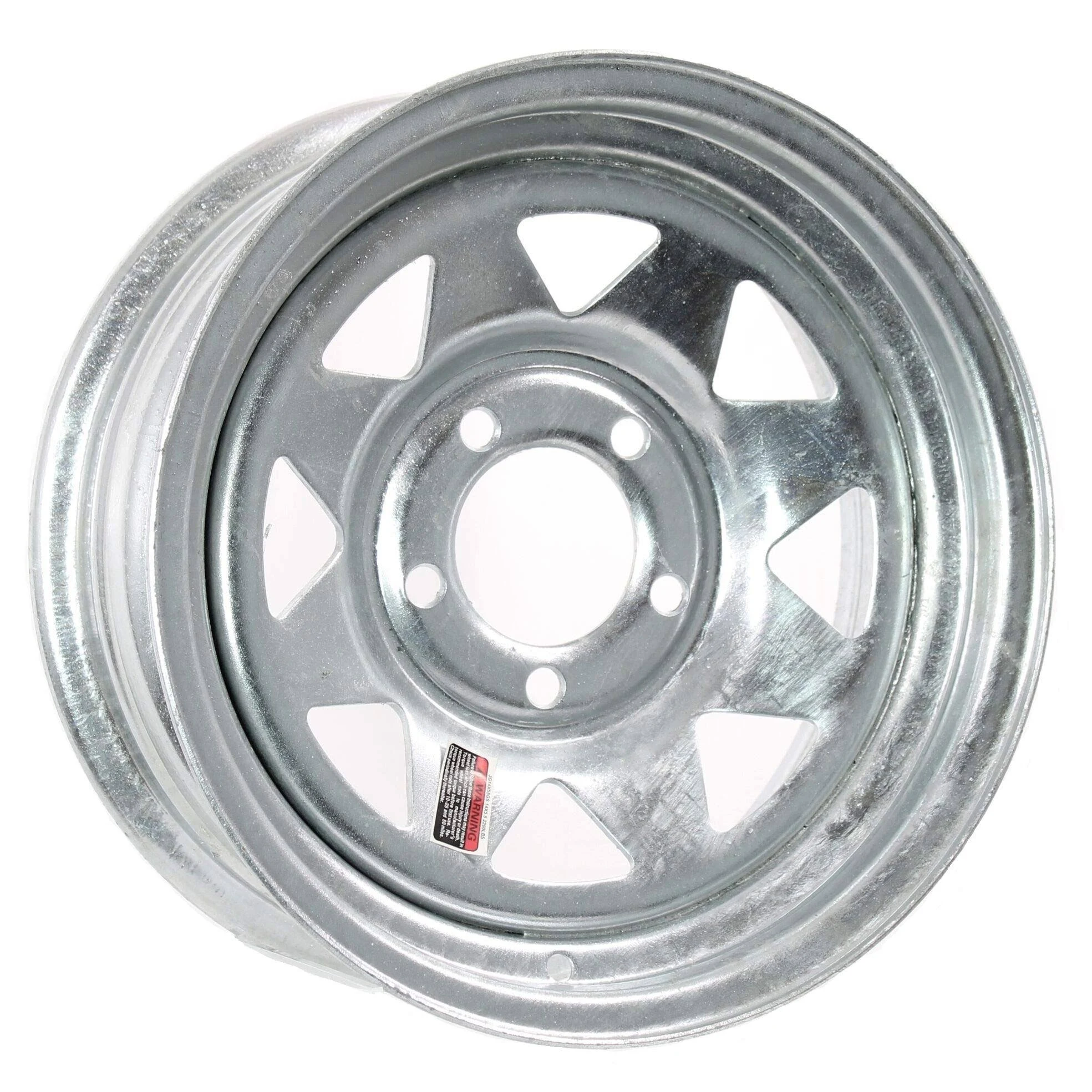 Ecustomrim Trailer Wheel Rim 14x5.5 J 5-4.5 Galvanized Spoke 2200 Lb. 3.19