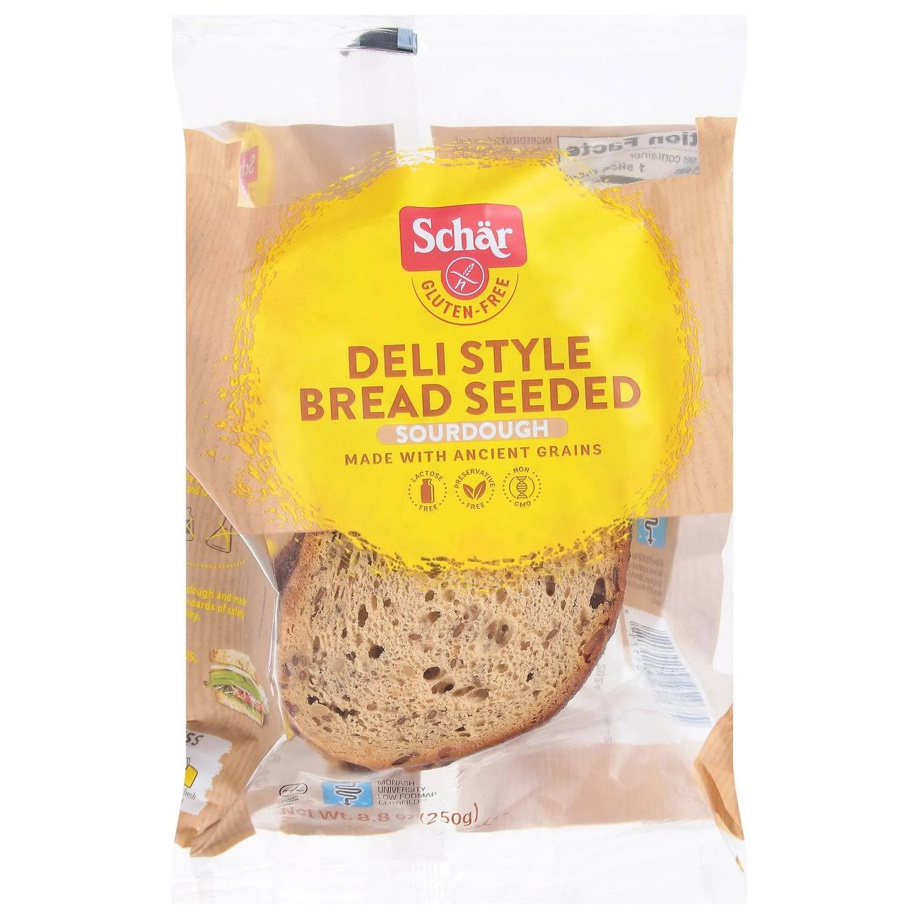 Schar Bread, Sourdough, Seeded, Deli Style - 8.8 oz