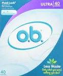 O.b. Ultra Tampons 40 Count