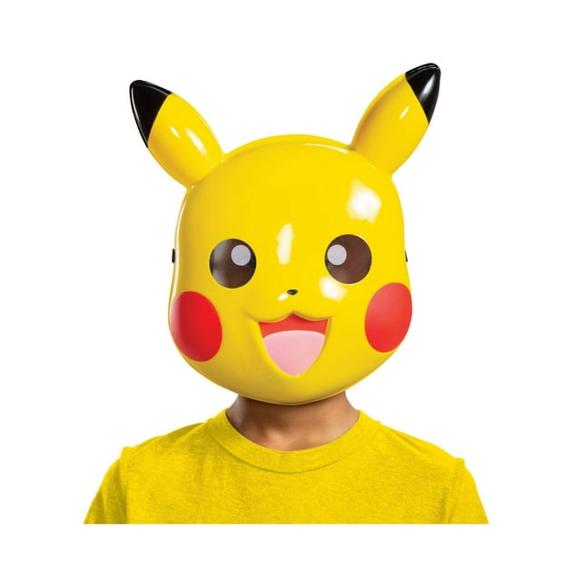 Disguise Pikachu Pokemon Half Mask , Yellow