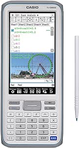 Casio Touchscreen with Stylus Graphing Calculator, 4.8 (fx-CG500), Gray, 4.8-inch